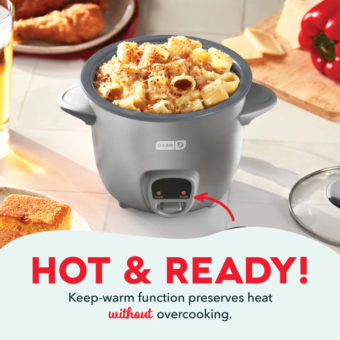 Mini Rice Cooker with Keep Warm