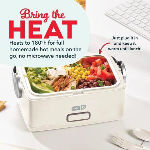 Hot2Go™ Electric Lunchbox (30 Ounce + Utensils)