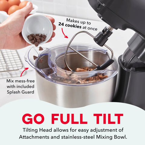 3.5 Qt Tilt Head Stand Mixer