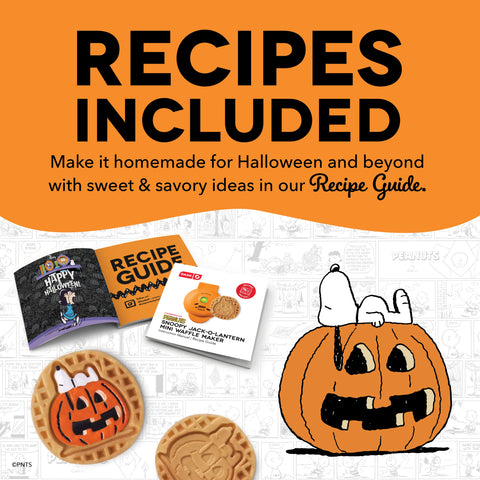 Peanuts® x Dash Snoopy Jack-o-Lantern Mini Waffle Maker  