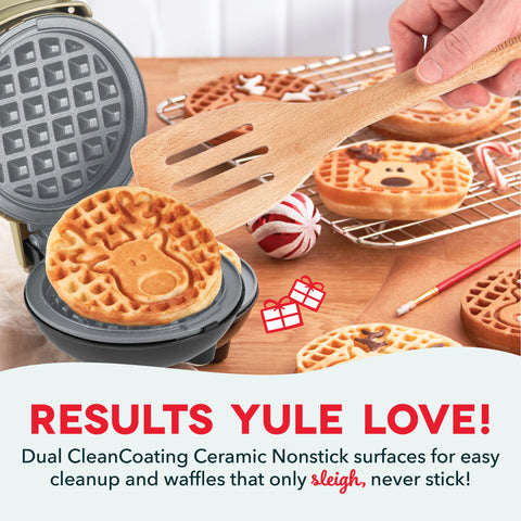 Reindeer Mini Waffle Maker