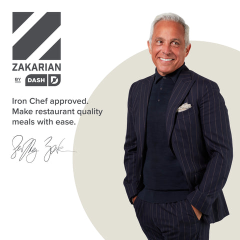 Zakarian by Dash Trupro Nonstick Stainless Steel 6pc Stacking Sauce Pan Set
