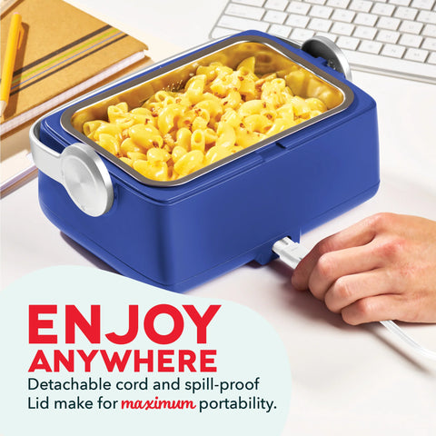 Hot2Go™ Electric Lunchbox (30 Ounce + Utensils)