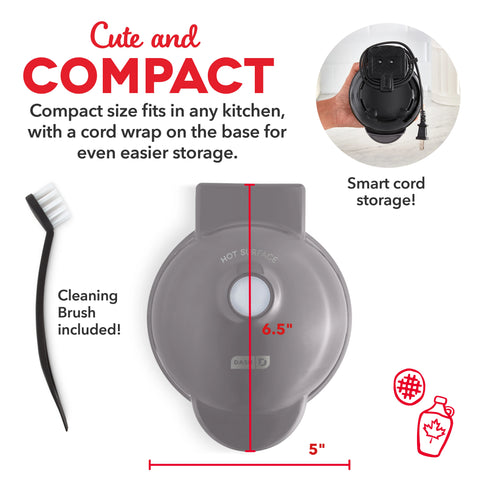 Deluxe Mini Waffle Maker