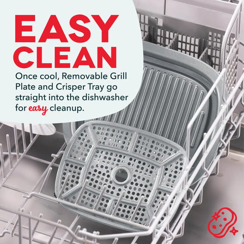 Flip & Fry™ Digital 2-in-1 Grill + Air Fryer