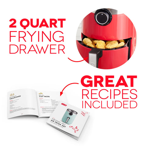 Aircrisp® Pro Compact Air Fryer 2Qt.