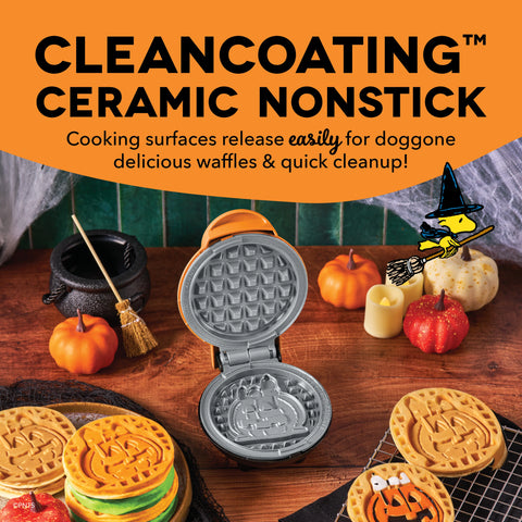 Peanuts® x Dash Snoopy Jack-o-Lantern Mini Waffle Maker  
