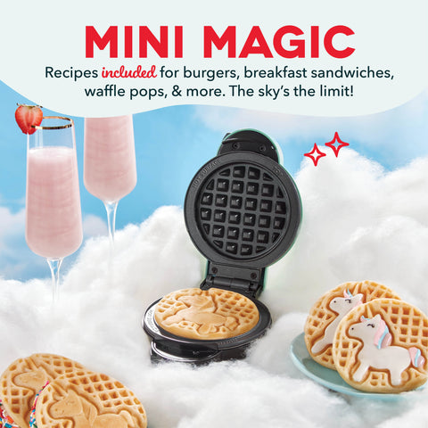 MultiMaker® Mini System with Removable Plates: Waffle & Griddle